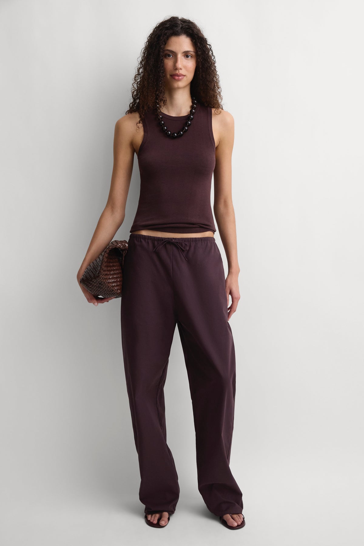 The Cotton Pant Prune