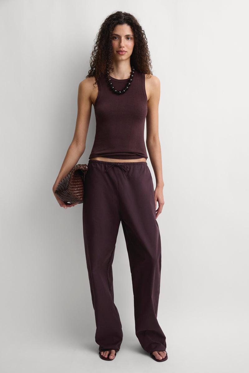 The Cotton Pant Prune
