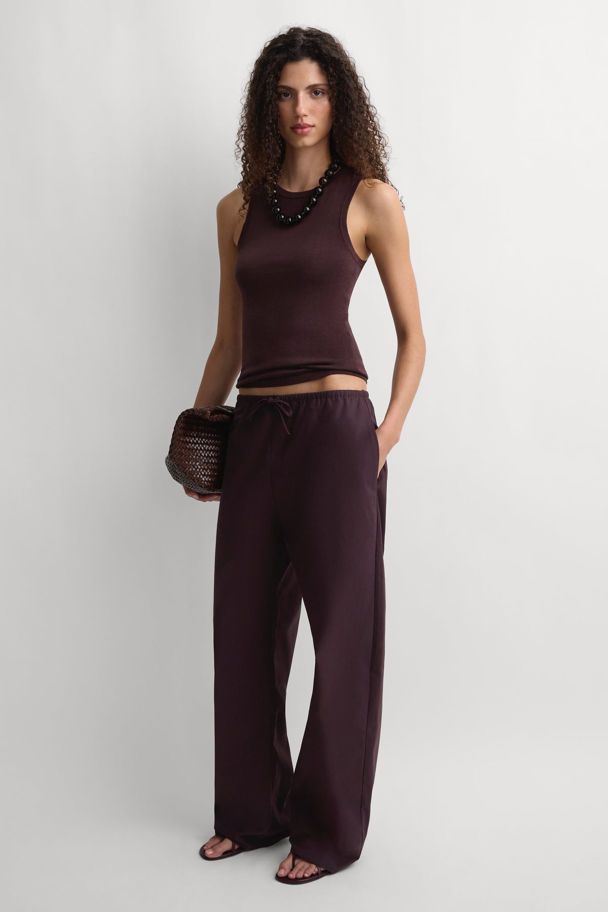 The Cotton Pant Prune