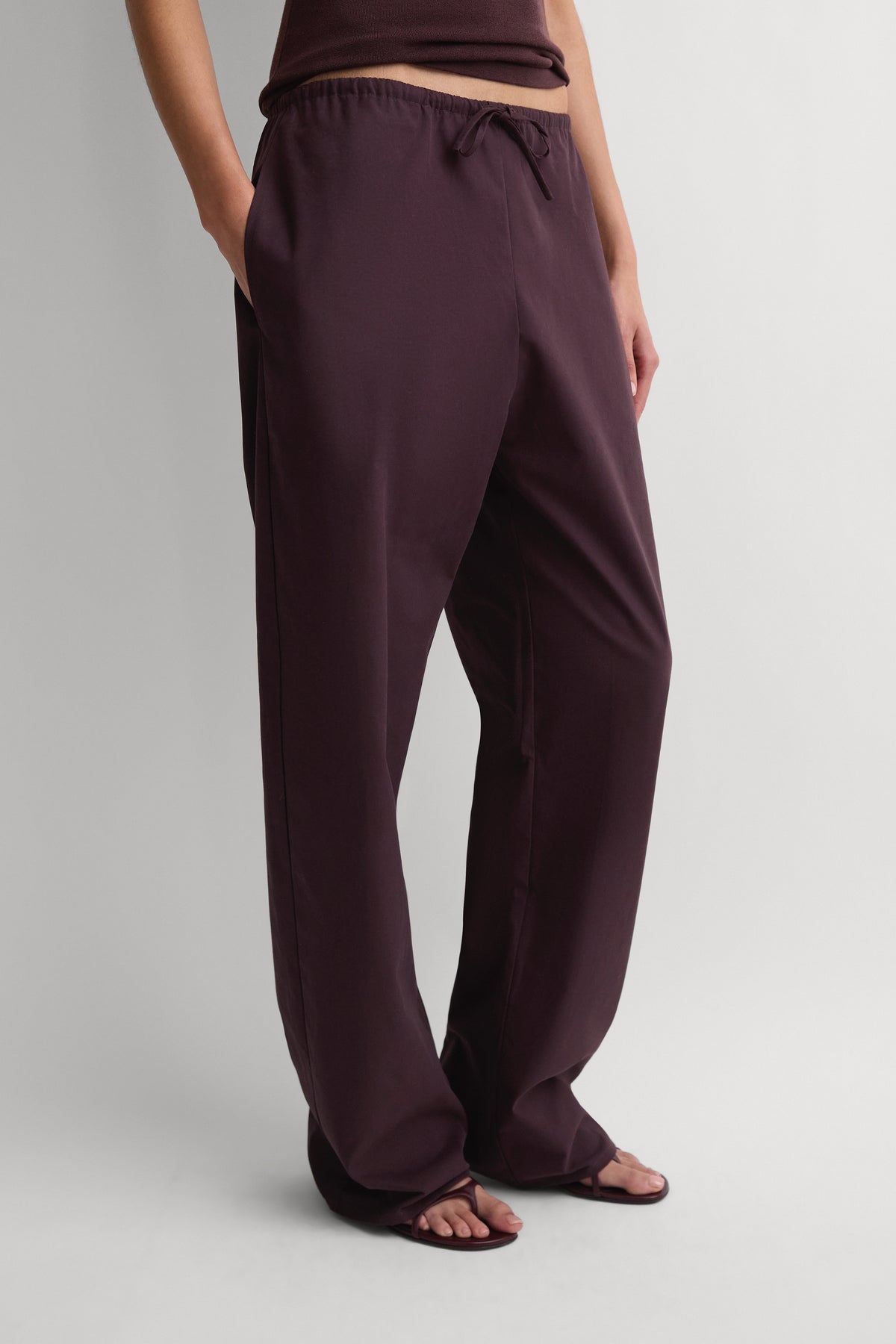 The Cotton Pant Prune