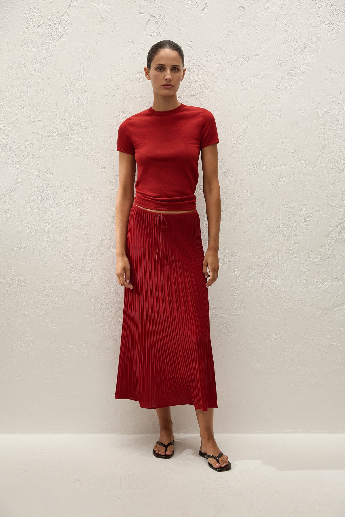 Leandra T-Shirt Red Ochre