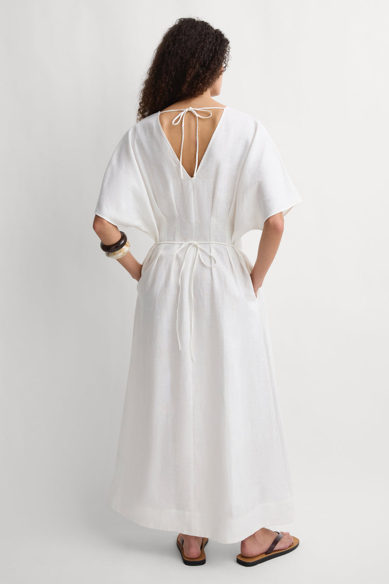 The Kimono Dress White