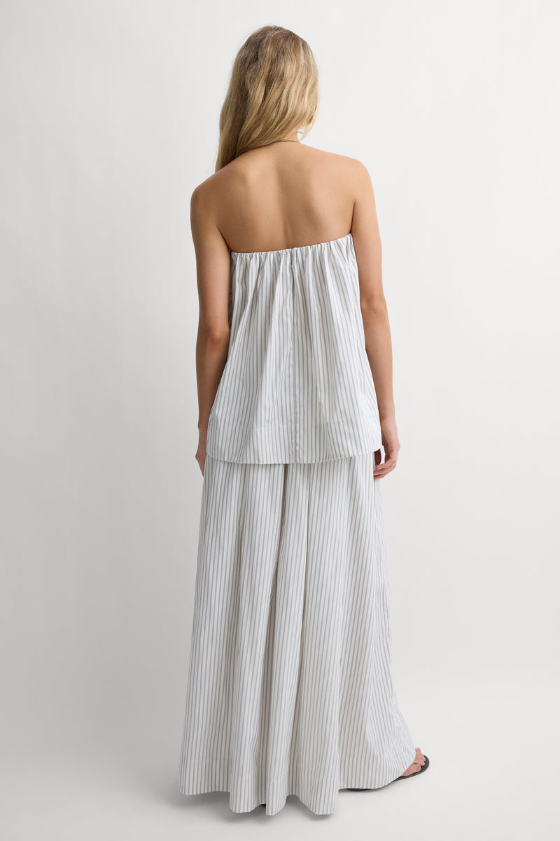 Maura Top Oliva Stripe Ecru
