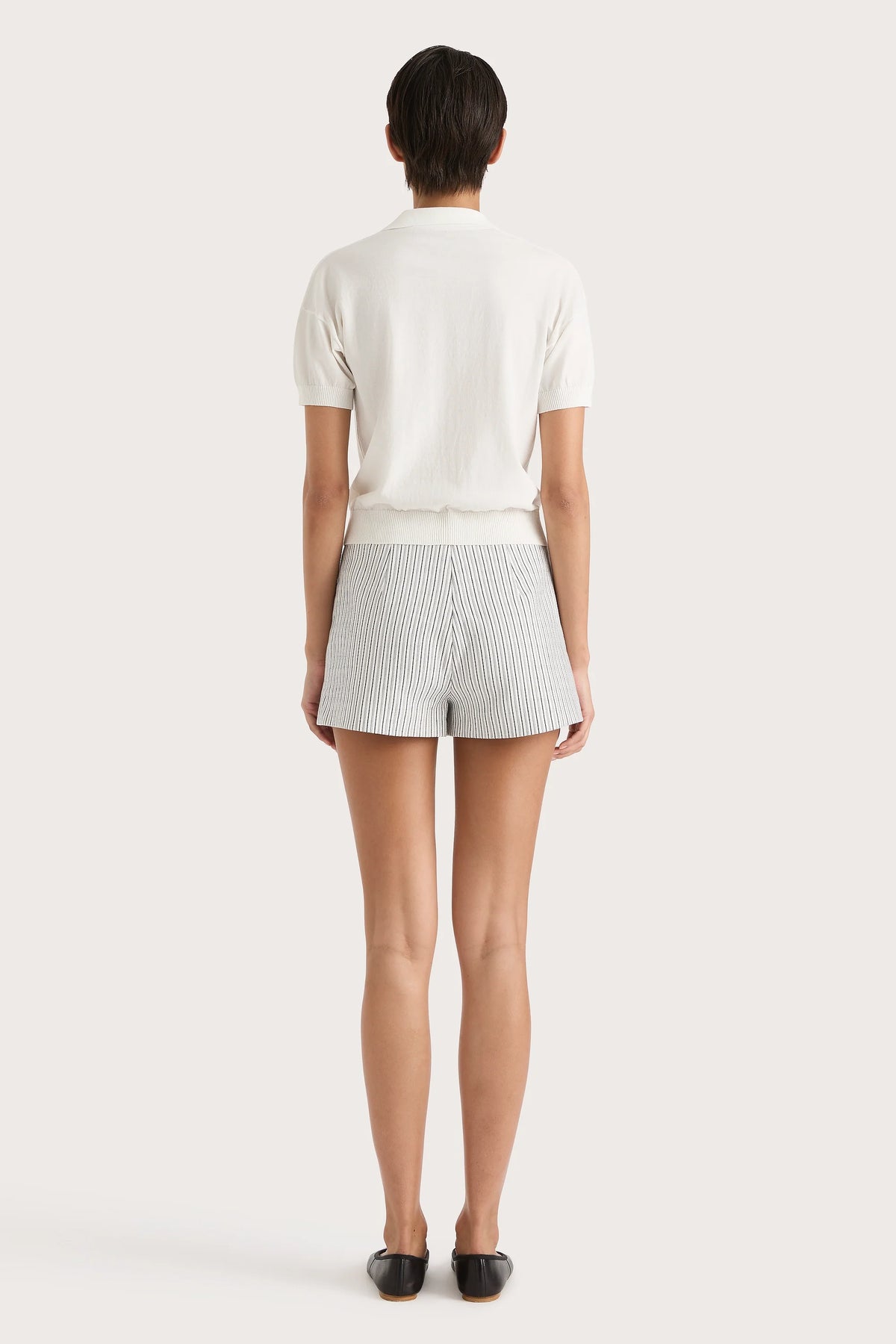 Sable Polo Shirt White - Final Sale
