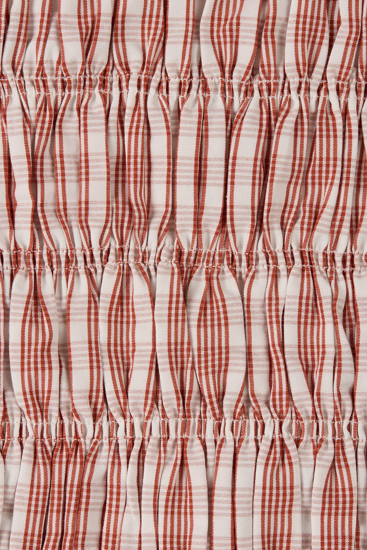 Cales Skirt Paloma Check Cinnamon White