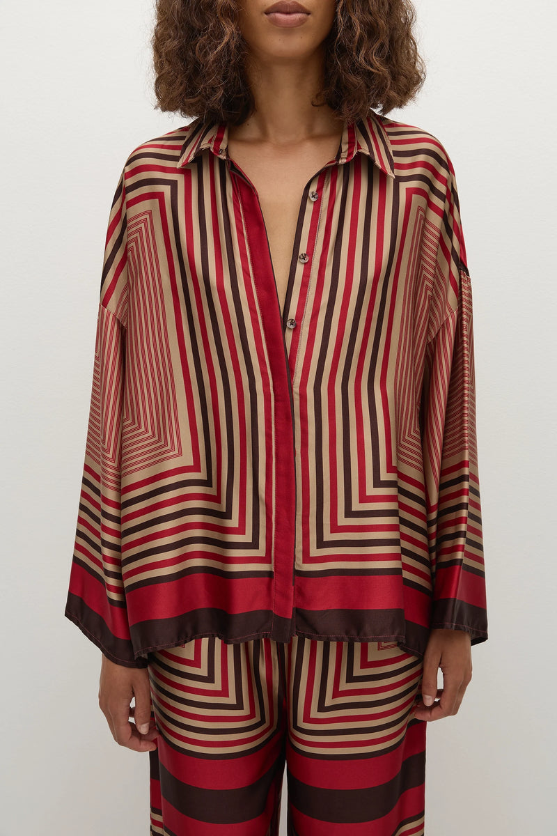 Cora Shirt Ylva Print - Final Sale