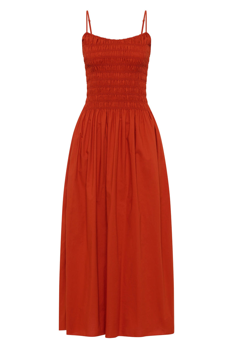 Araceli Maxi Dress Dusty Tomato - Final Sale