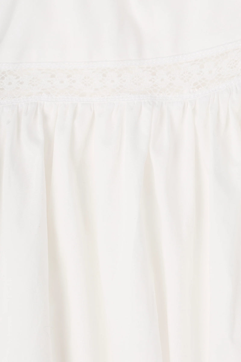 Fiora Midi Dress Fresco Lace White - Final Sale