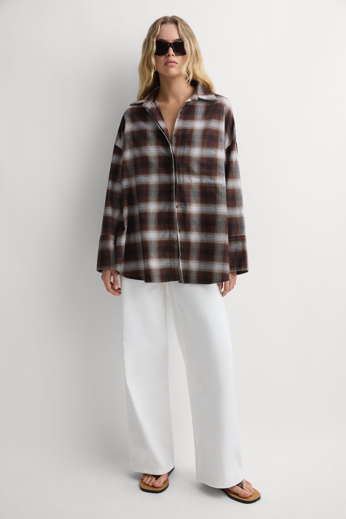 Clemente Shirt Cantilo Check Carob