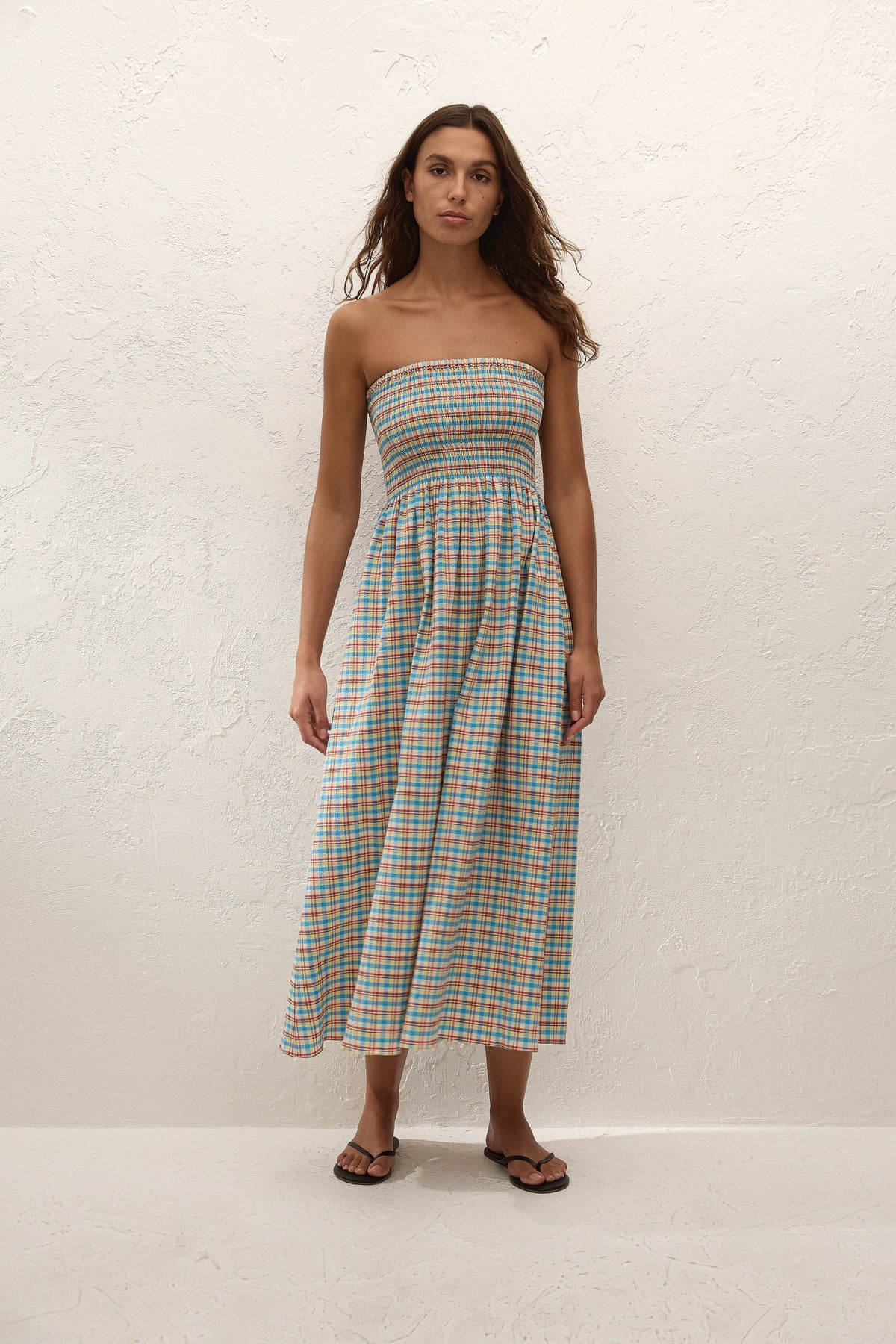 Jamie Midi Dress Sofia Check