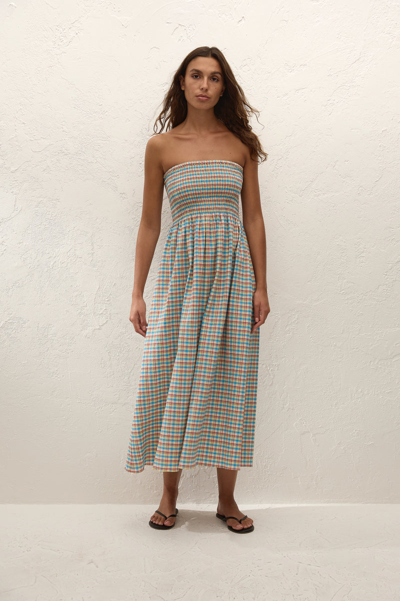Jamie Midi Dress Sofia Check