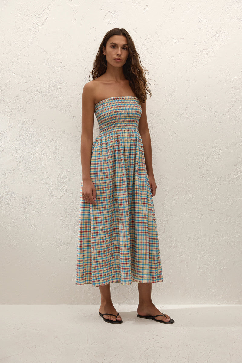 Jamie Midi Dress Sofia Check