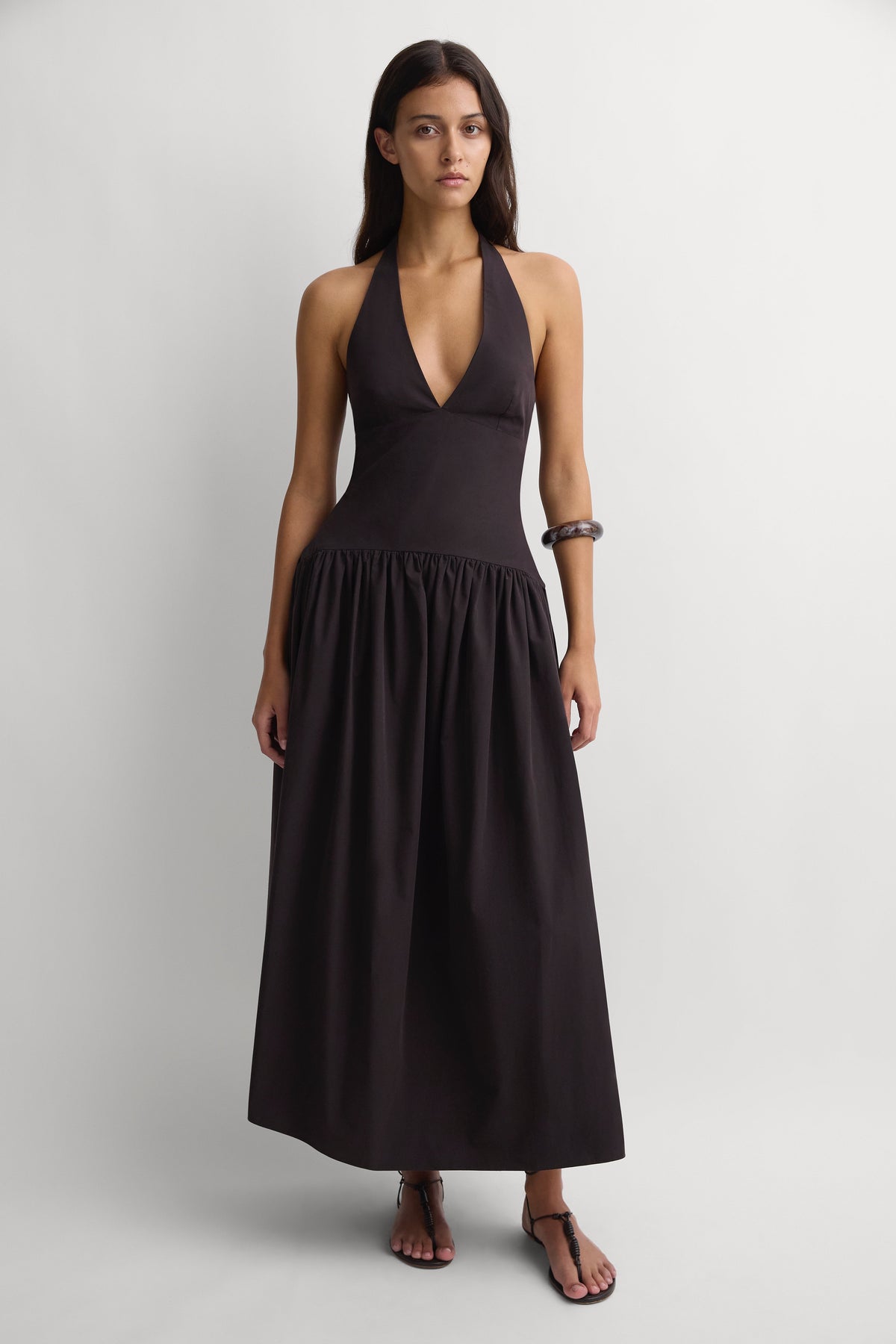Palmiera Midi Dress Carob