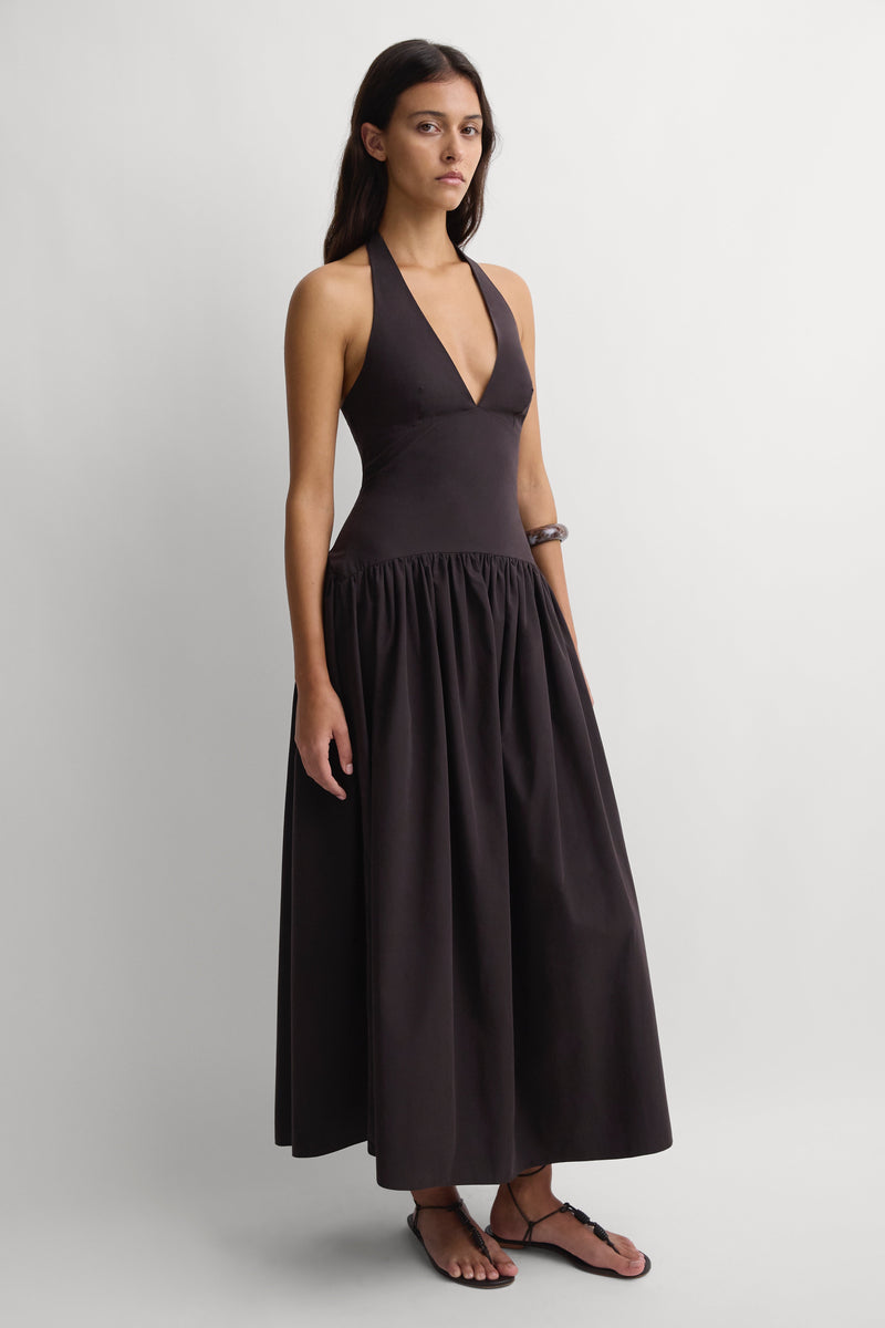 Palmiera Midi Dress Carob