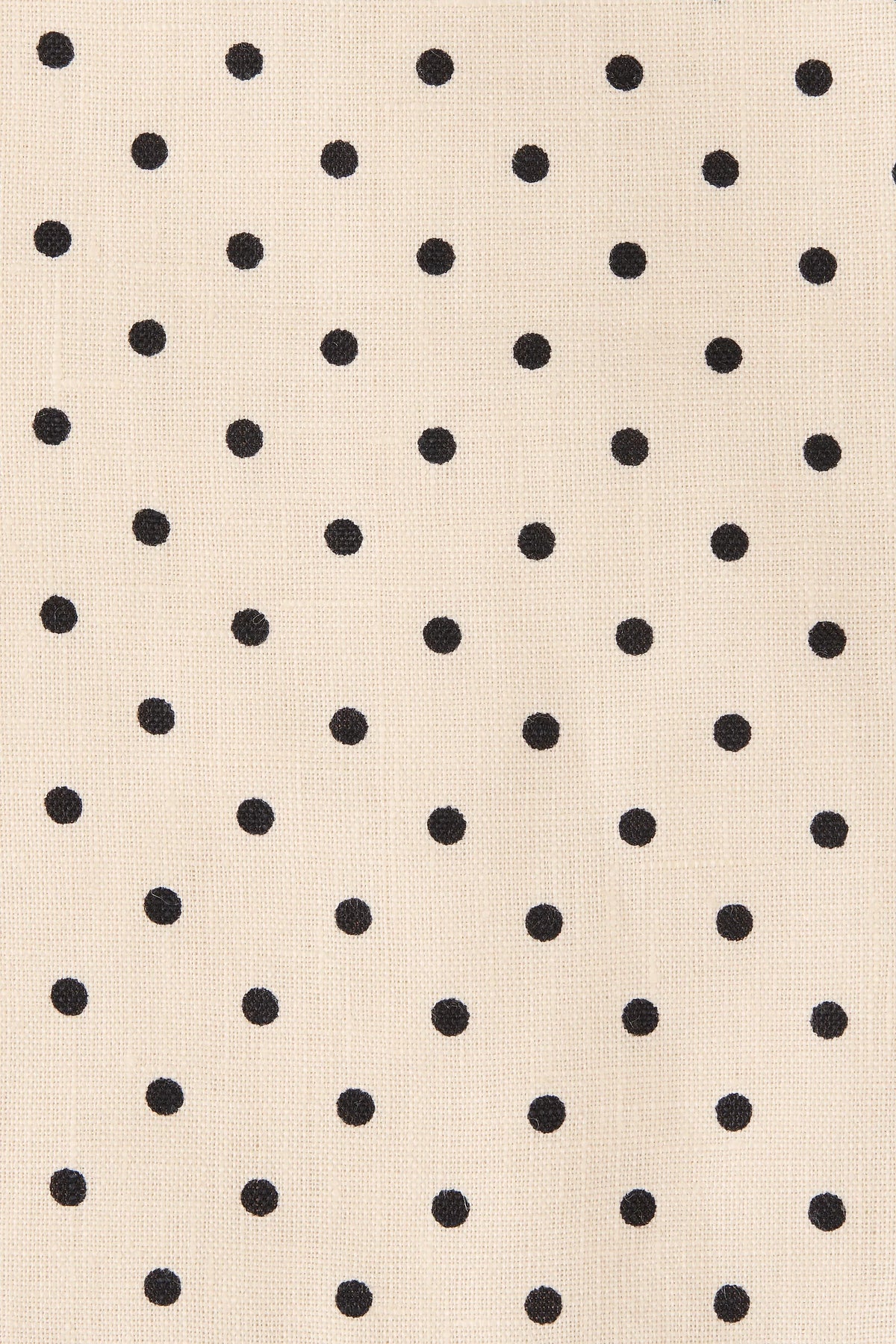 Iria Top Lola Polka Dot Cream Black