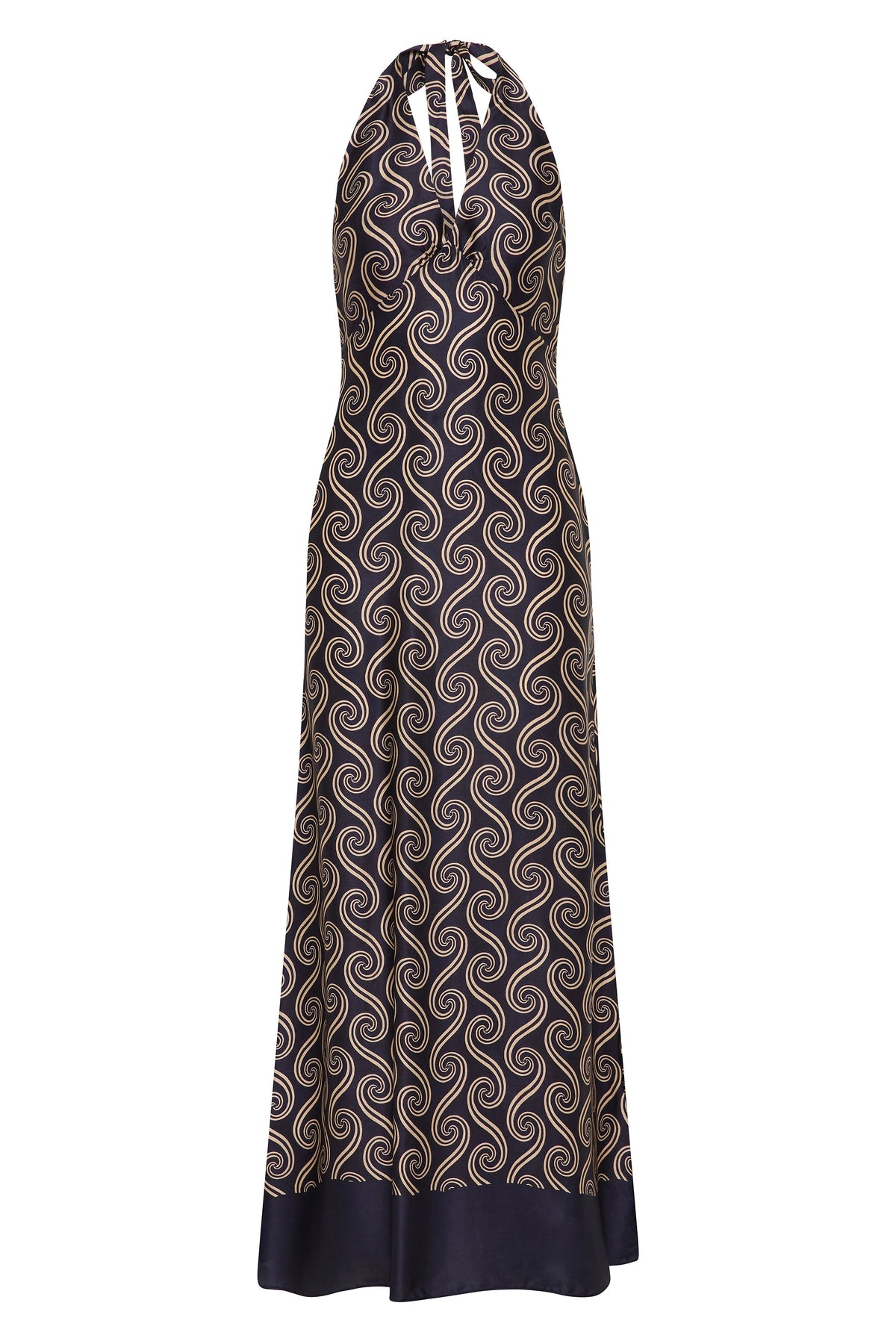 Elidia Maxi Dress Juanita Swirl Indigo - Final Sale
