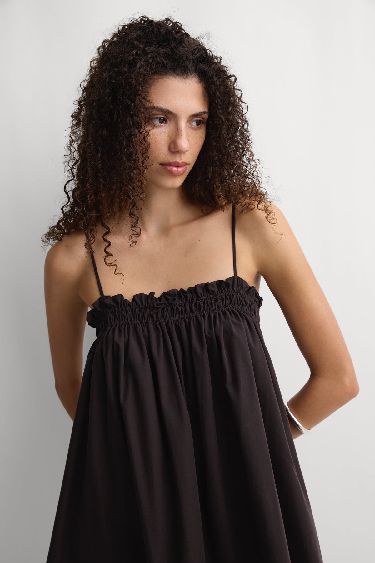 Adrianna Mini Dress Carob