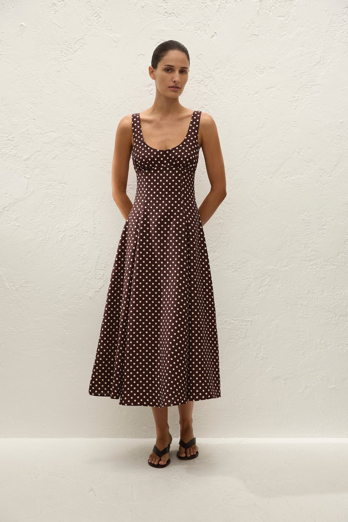 Esme Midi Dress Martinha Polka Dot