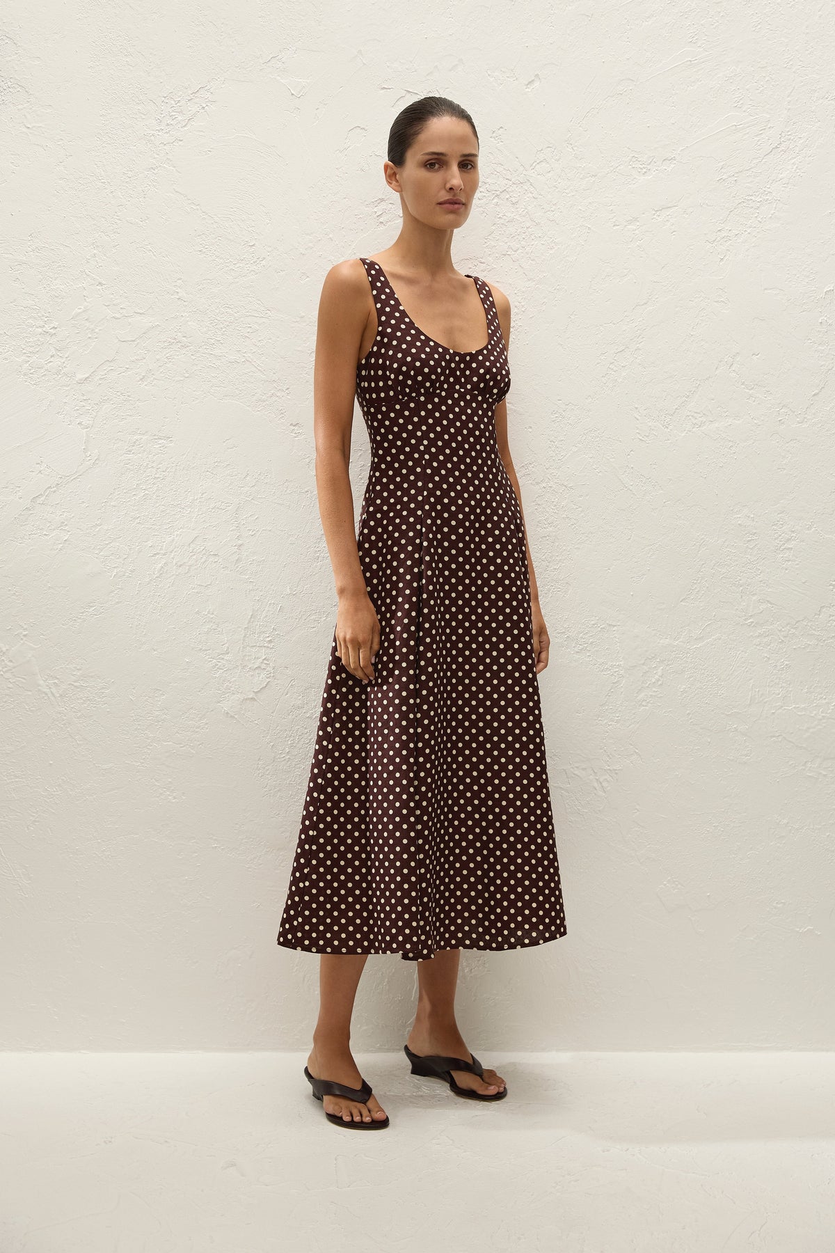 Esme Midi Dress Martinha Polka Dot