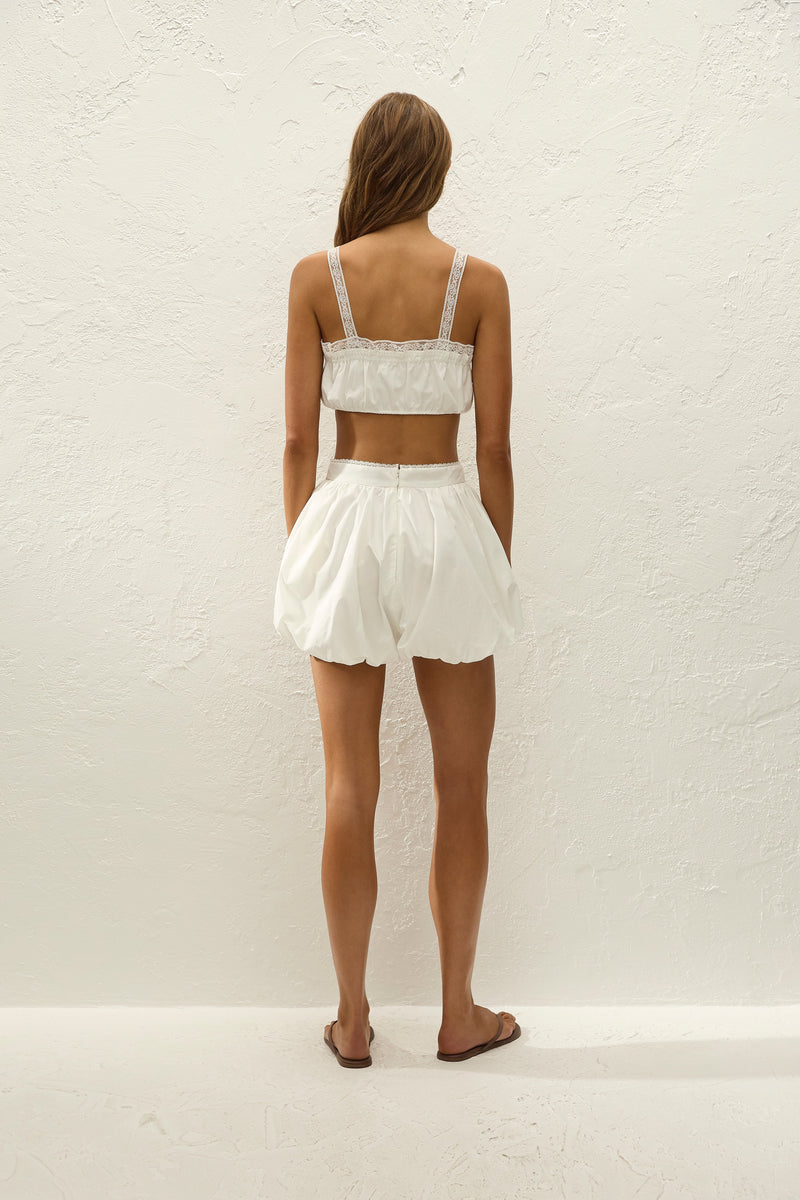 Renee Top Ixora Lace White