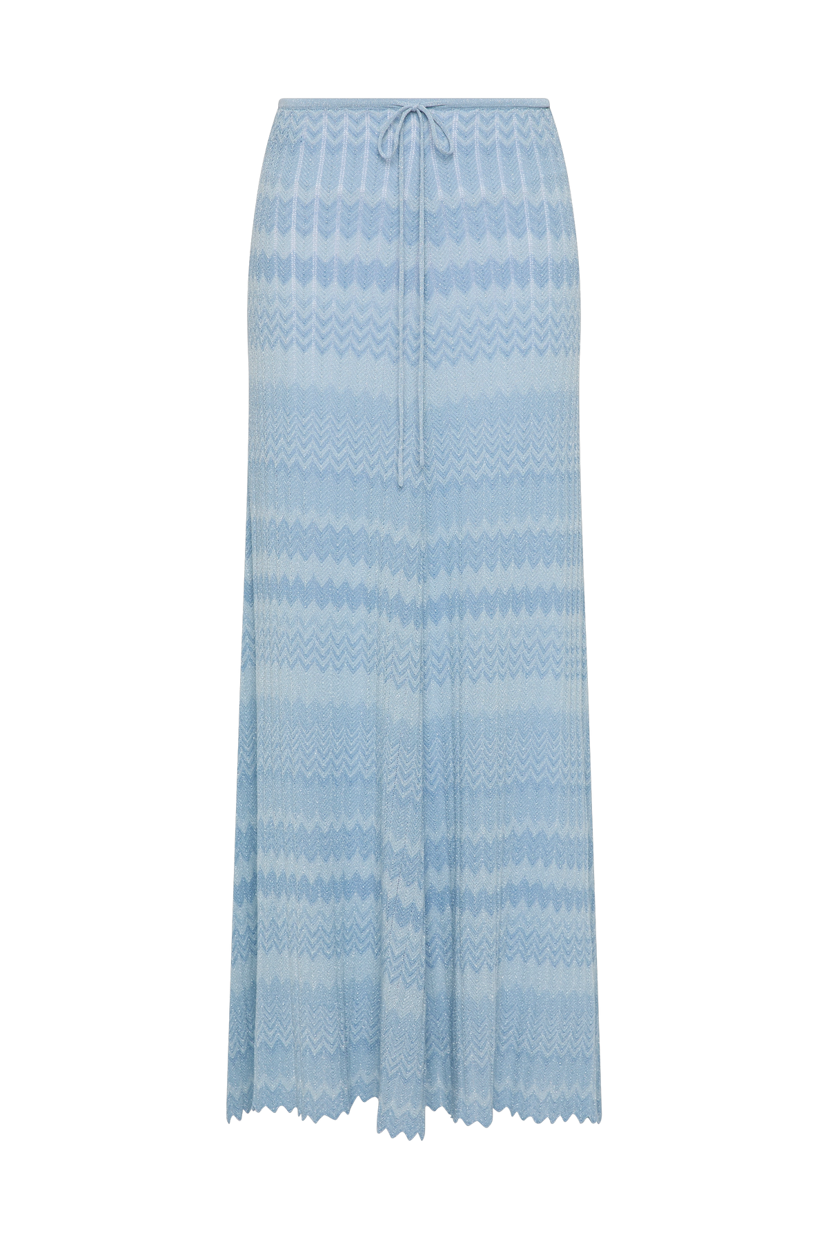 Ria Skirt Light Blue Chevron