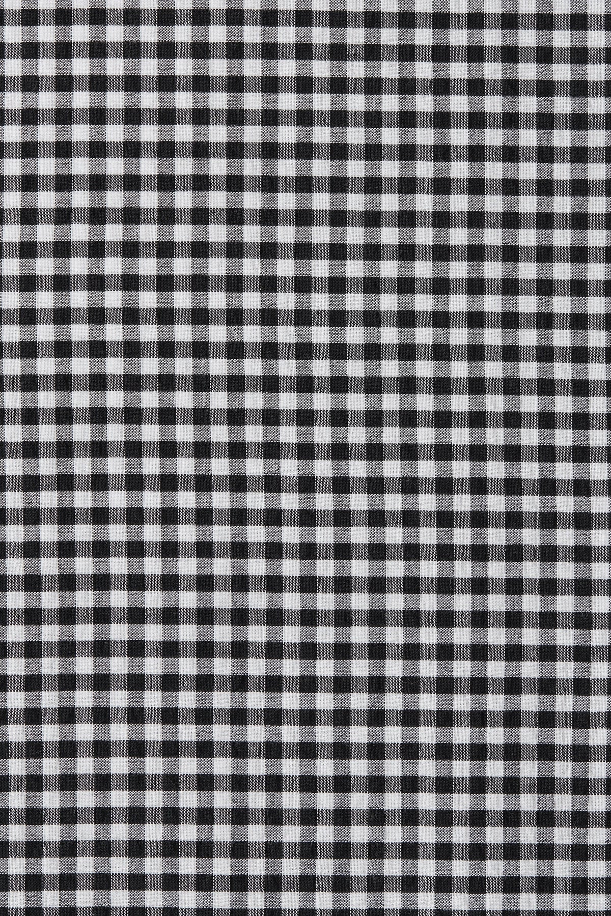 La Cala Midi Dress Gingham Black