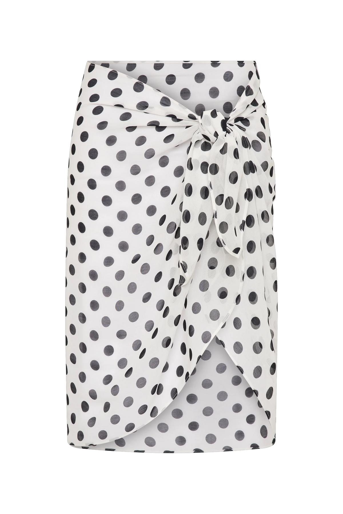 Mirra Pareo White Black Dot