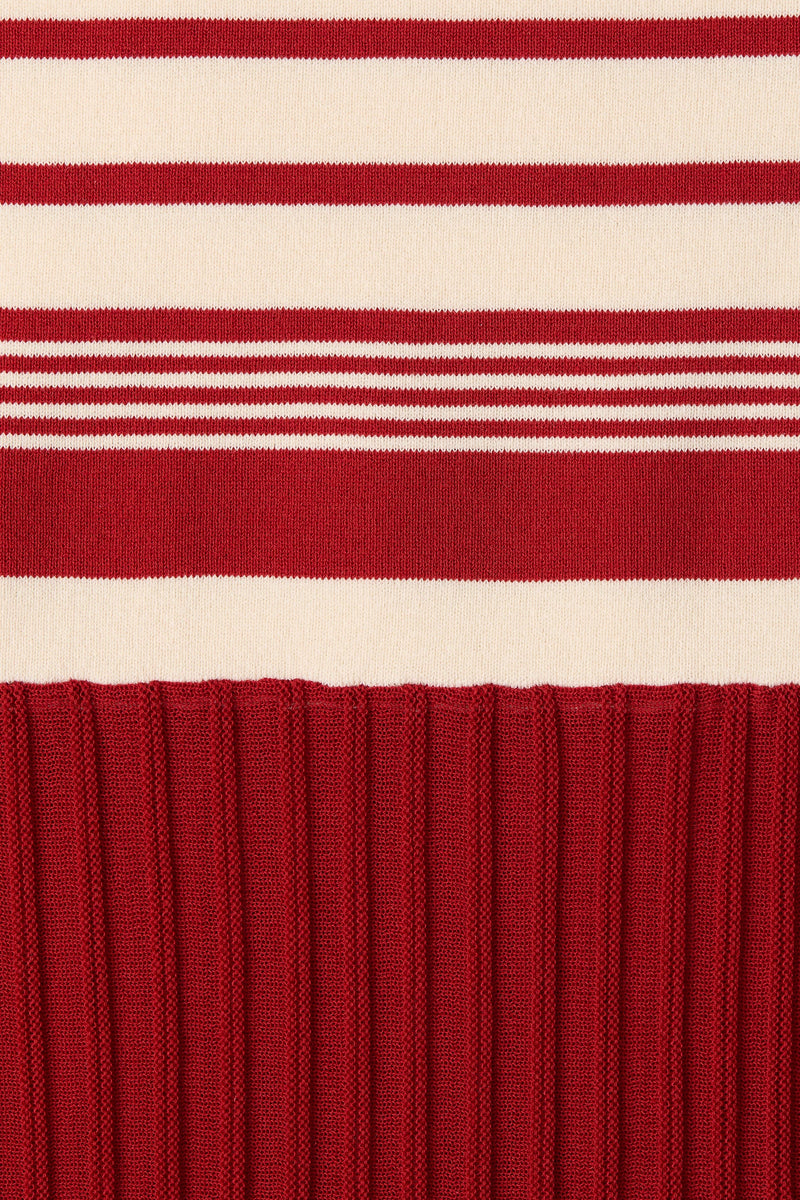 Valmir Maxi Dress Valdemar Stripe Red Ochre
