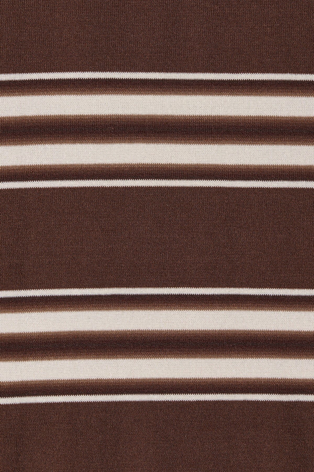 Santiago Polo Dress Ombre Stripe Macro Carob - Final Sale