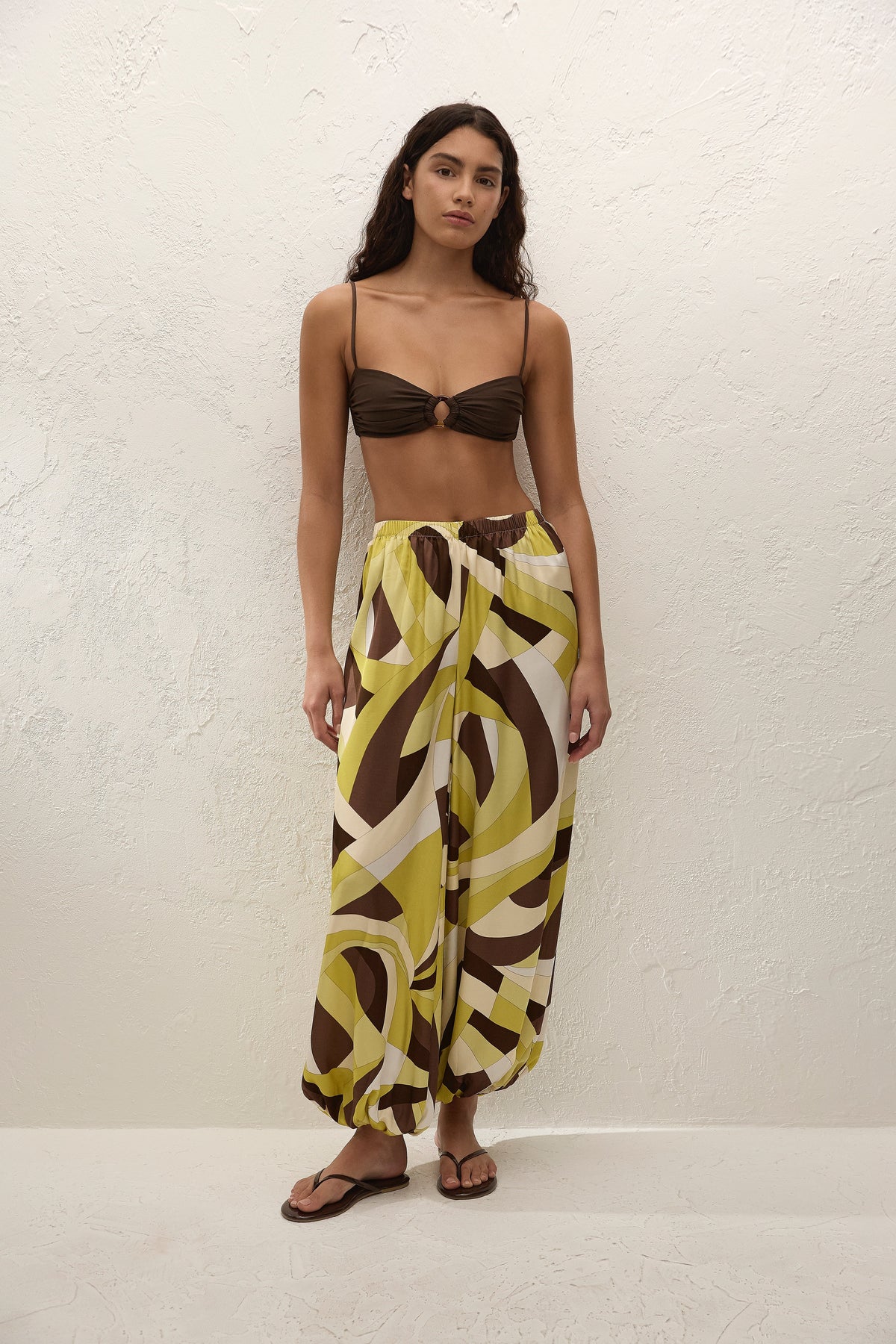 Kortez Balloon Pant Mila Geometric Print