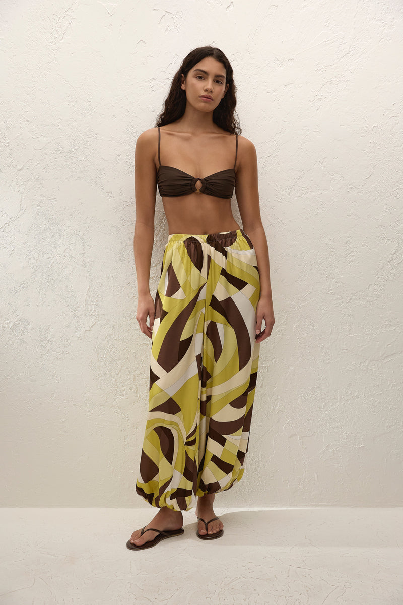 Kortez Balloon Pant Mila Geometric Print