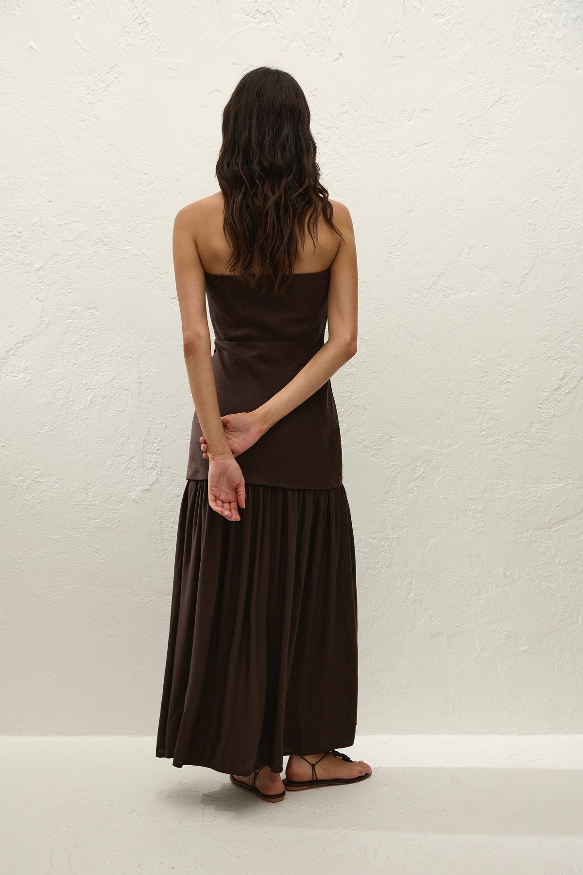 Miro Maxi Dress Espresso - Final Sale