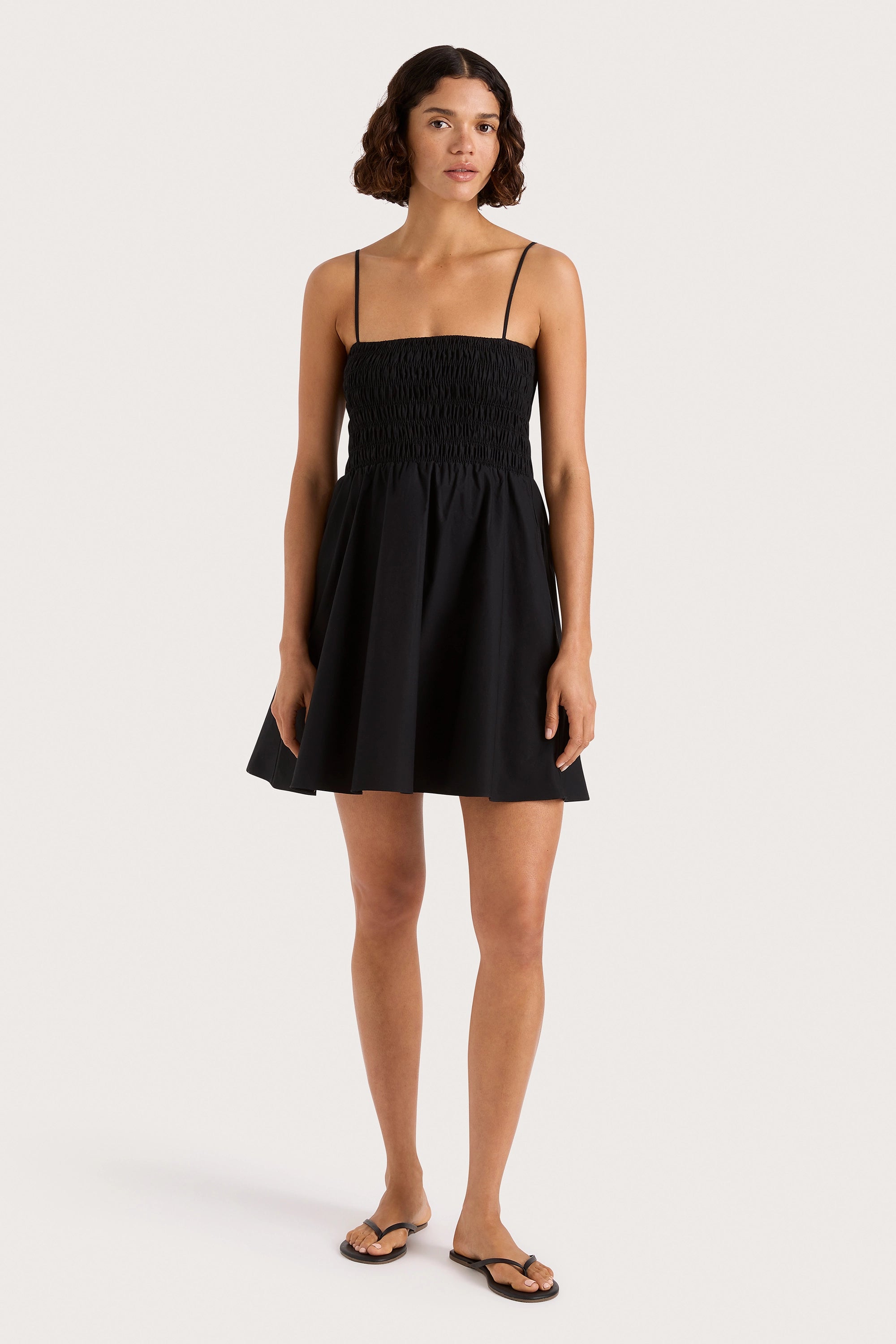 Jean Mini Dress Black