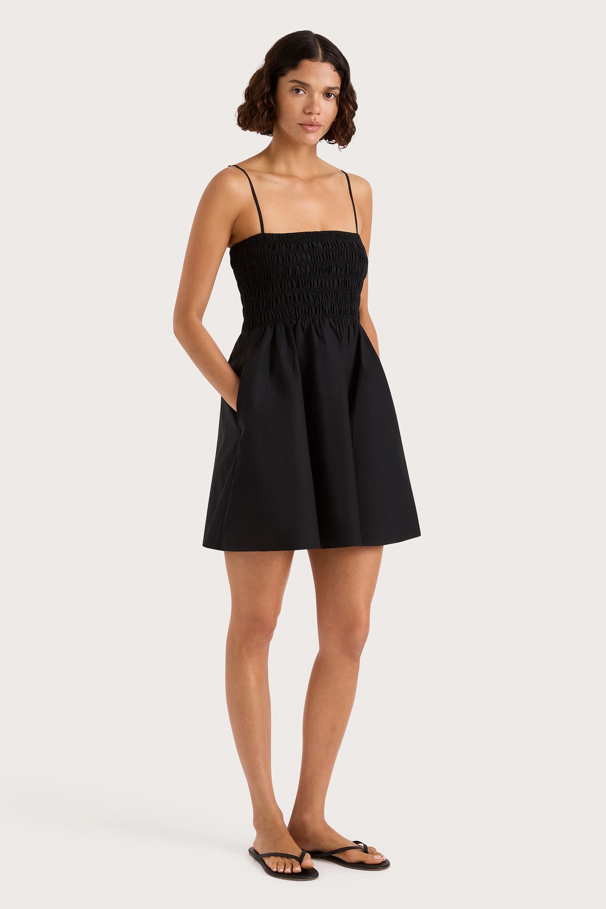 Jean Mini Dress Black