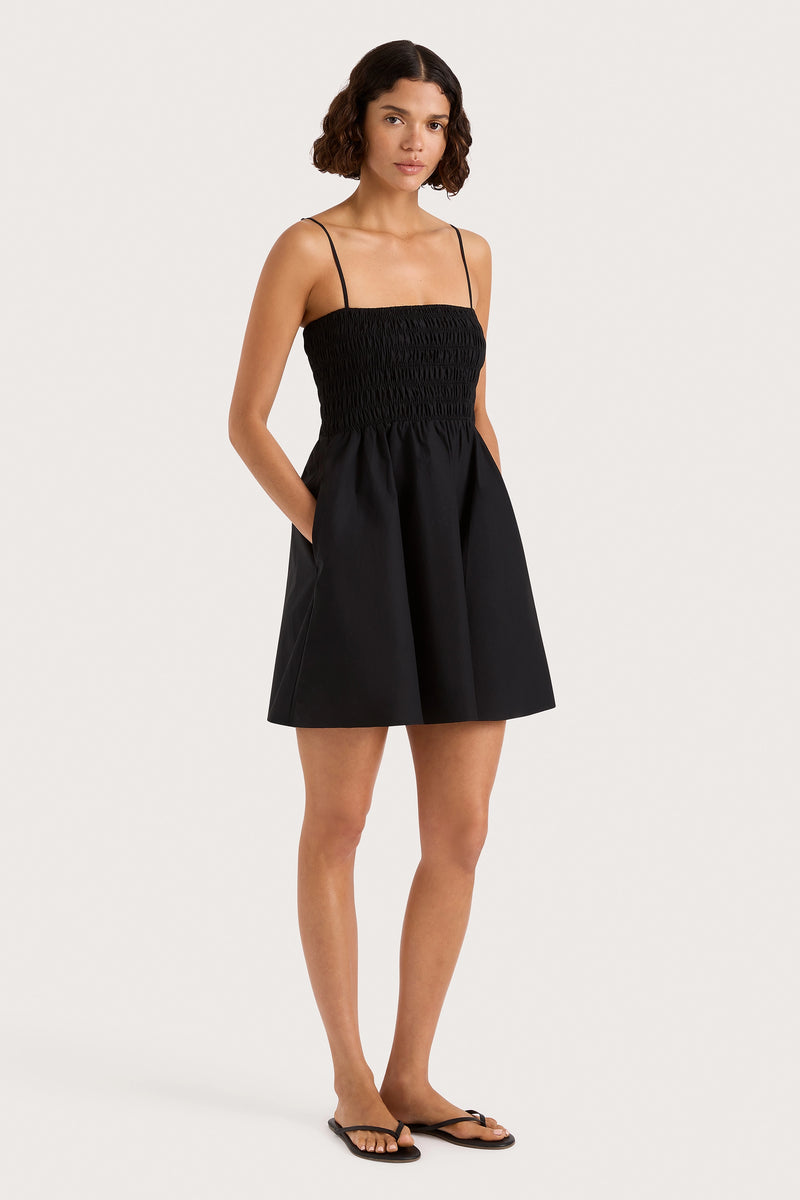 Jean Mini Dress Black