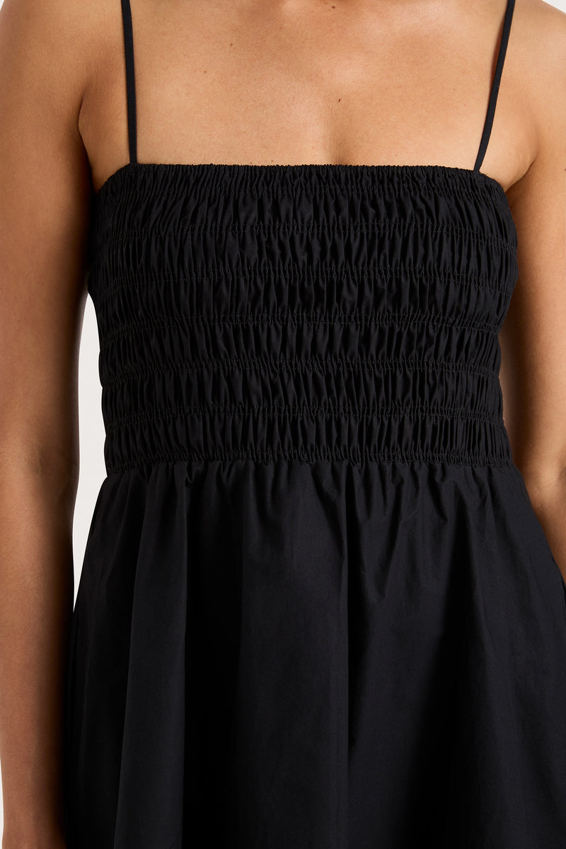 Jean Mini Dress Black