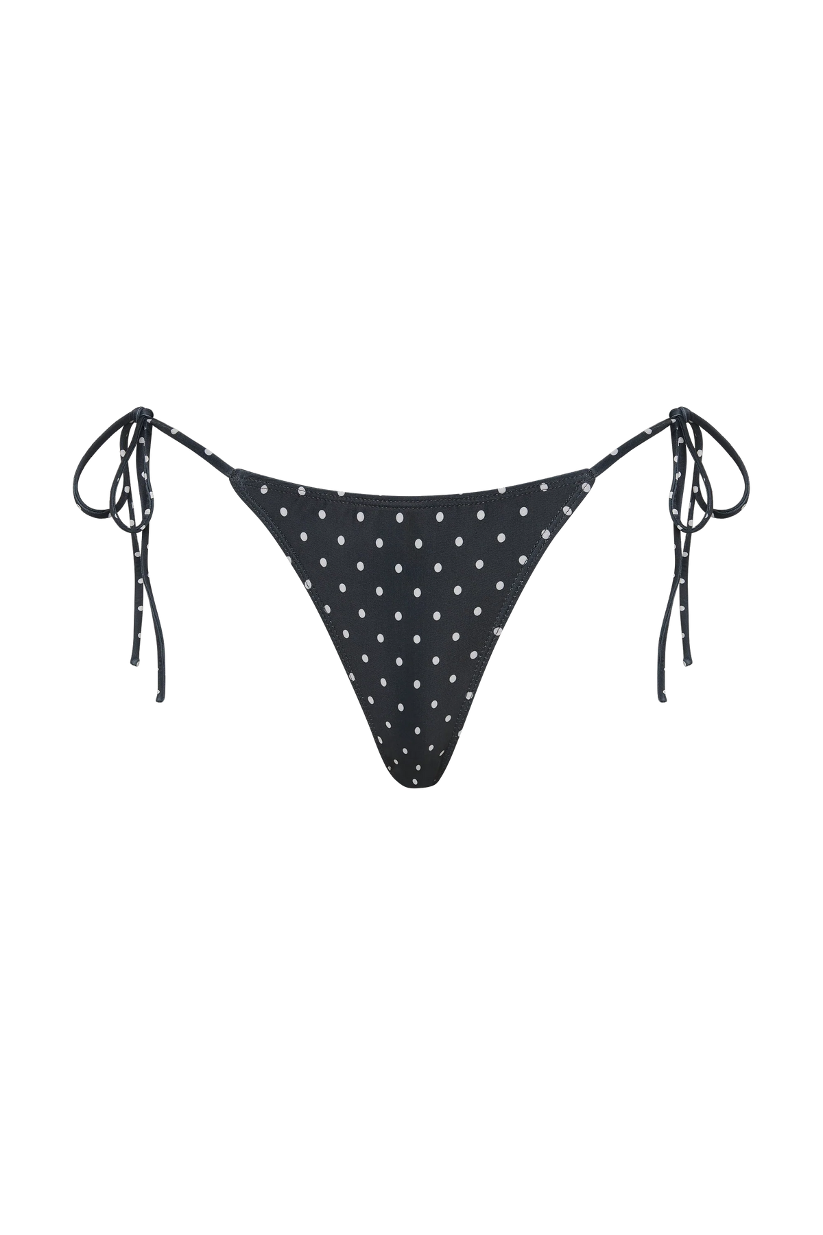 Leo Bikini Bottom Lola Polka Dot Black Cream