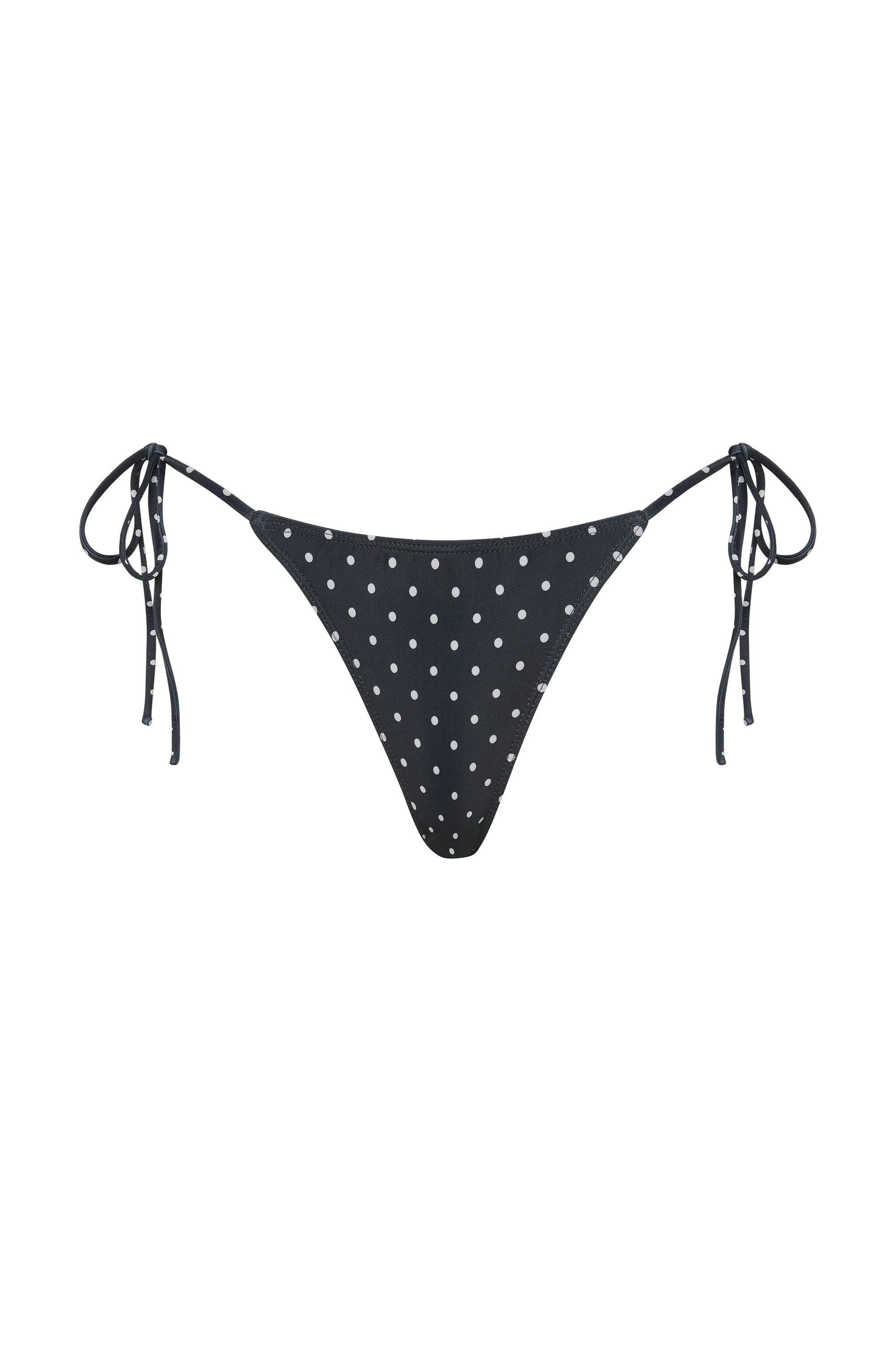 Leo Bikini Bottom Lola Polka Dot Black Cream