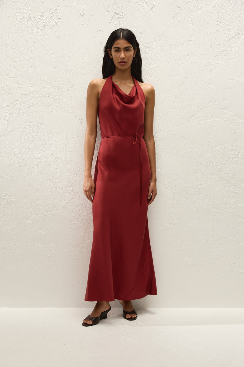 Izaro Maxi Dress Porto Red