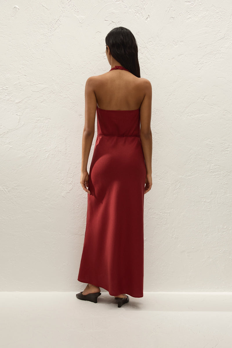 Izaro Maxi Dress Porto Red