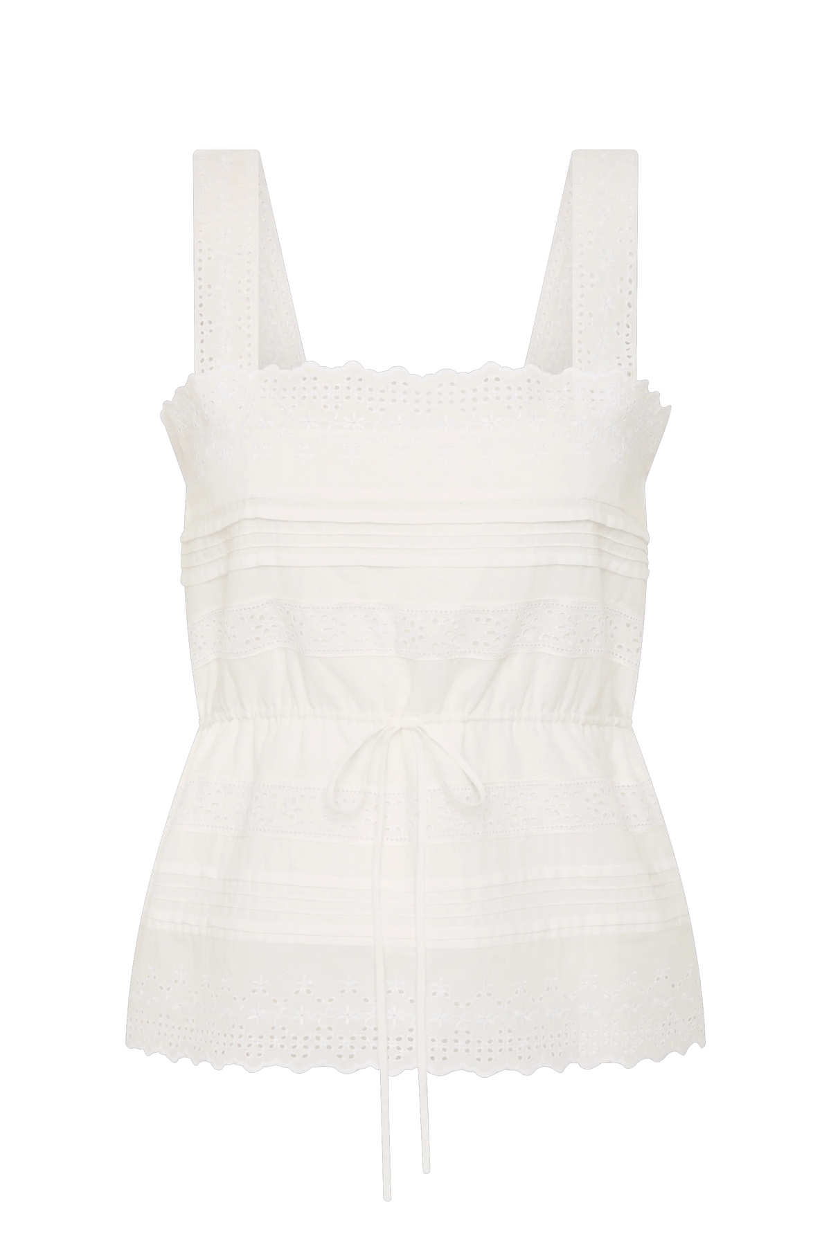 Dalila Top Fernanda Lace Antique White
