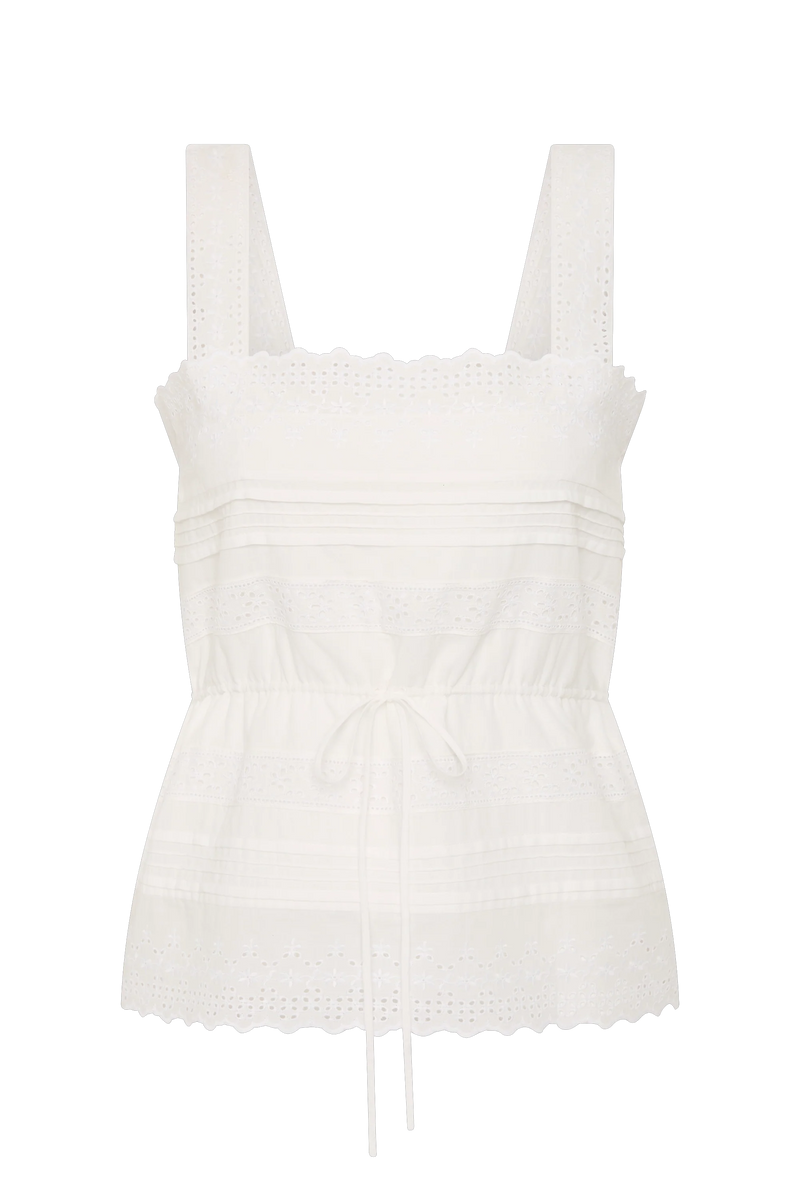 Dalila Top Fernanda Lace Antique White