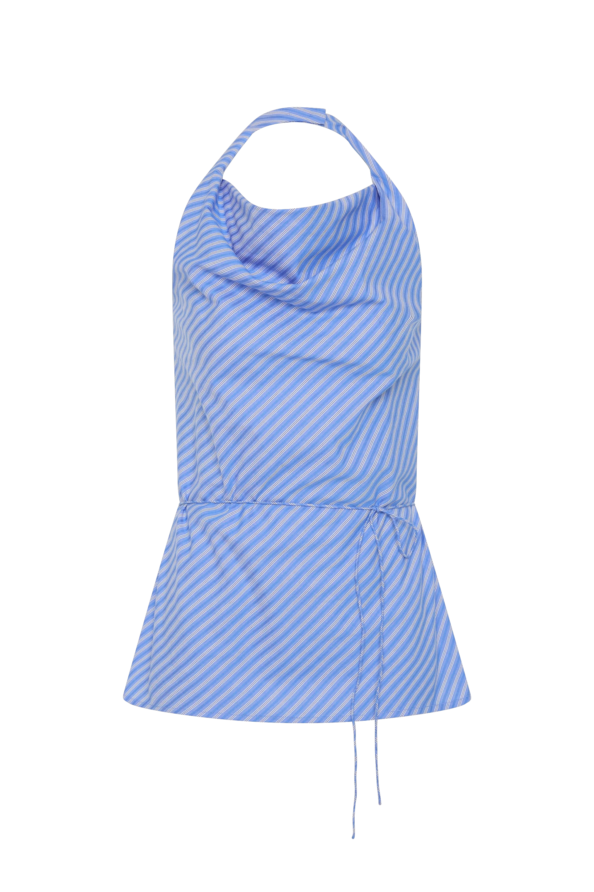 Izaro Top Joao Stripe Azulejo Blue
