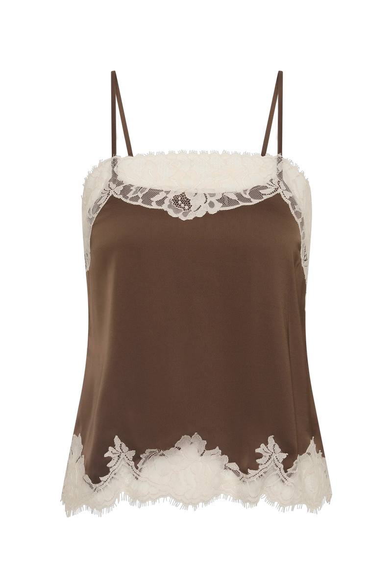 Marisol Top Chocolate Lace