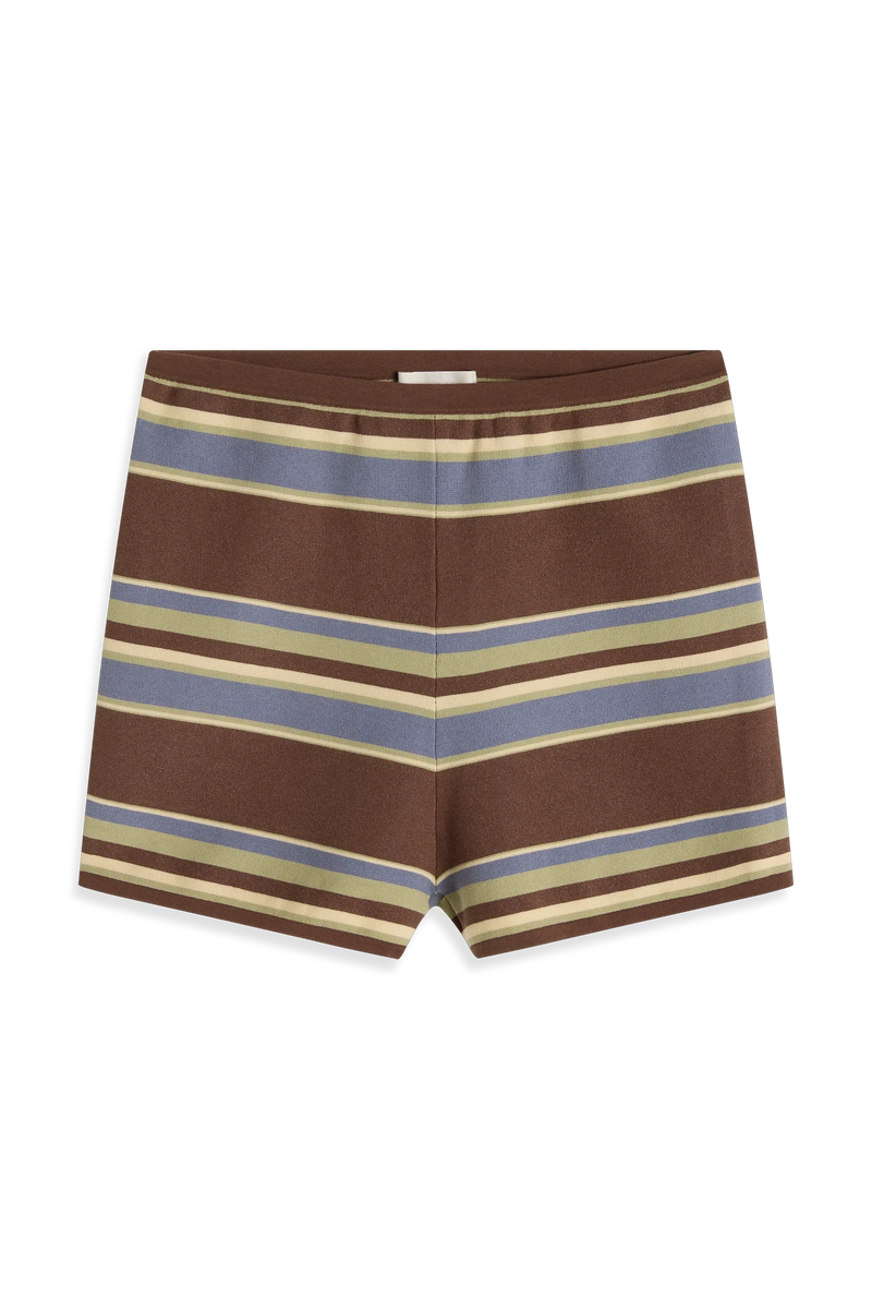 Playa Mini Short La Palma Stripe Carob