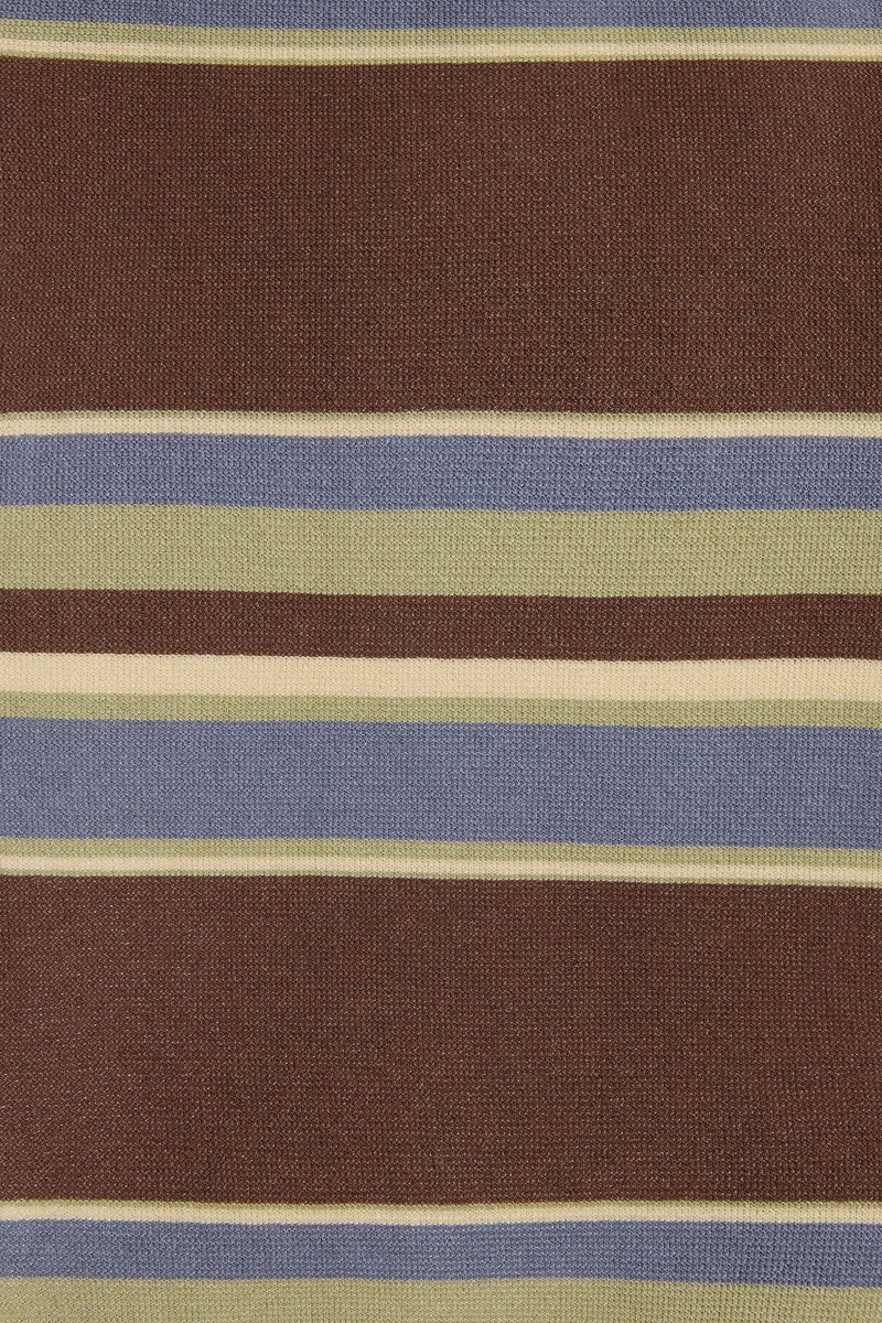 Camile Maxi Dress La Palma Stripe Carob
