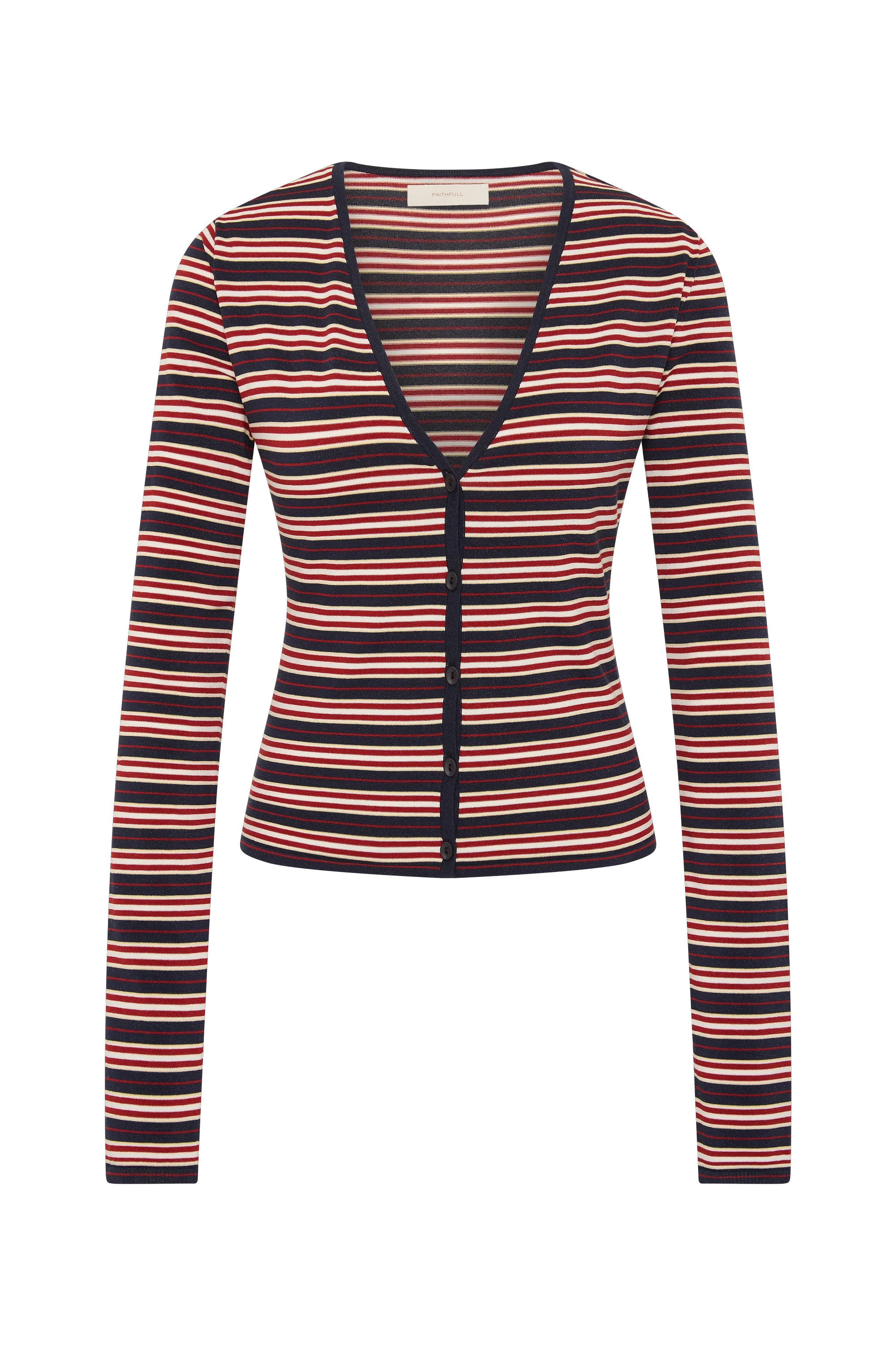 Doris Cardigan Cila Stripe Navy