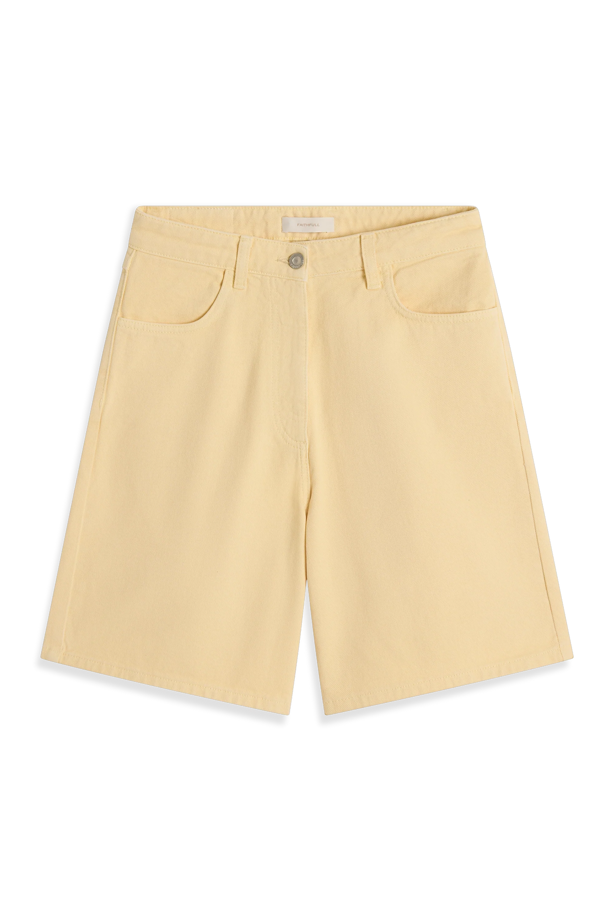 Iris Denim Short Faded Butter