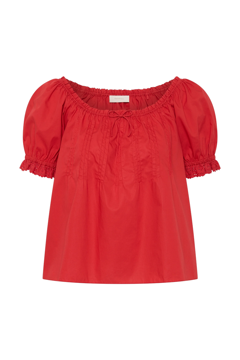Jovita Top Red