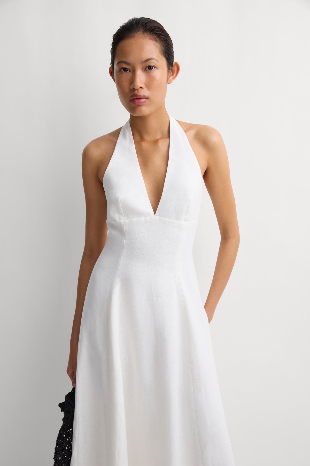 Marais Midi Dress White